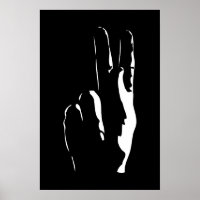 la letra K en lenguaje de signos