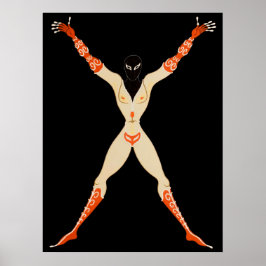 Póster La letra X de la suite alfabética, 1976