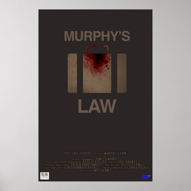 Póster La ley de Murphy (Frente)