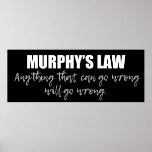Póster La ley de Murphy