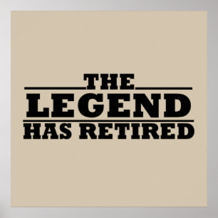 Póster la leyenda se ha retirado
