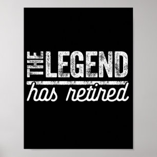 Póster la leyenda se ha retirado