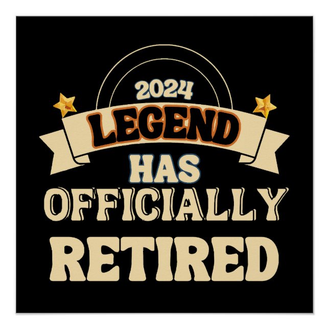 Póster La leyenda se ha retirado oficialmente (Anverso)