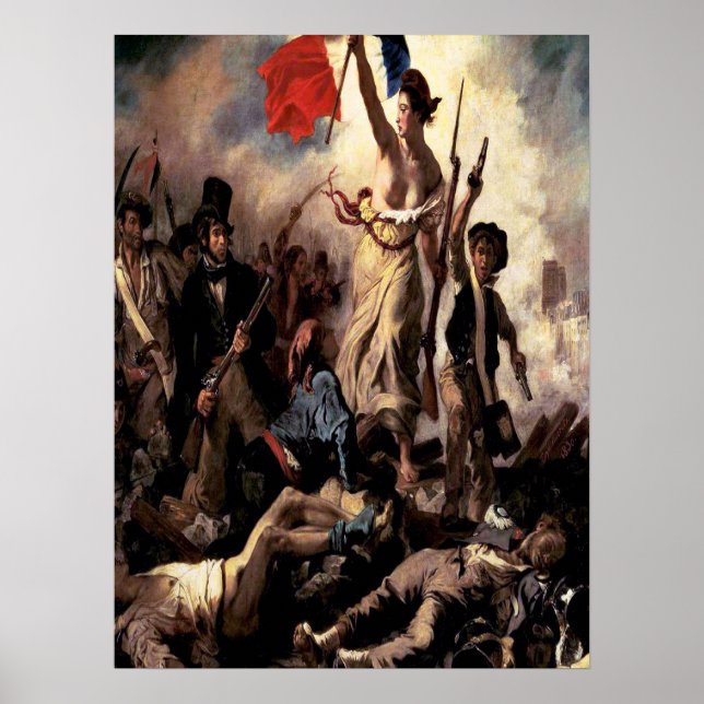 Póster 'La libertad como líder del pueblo' (Frente)