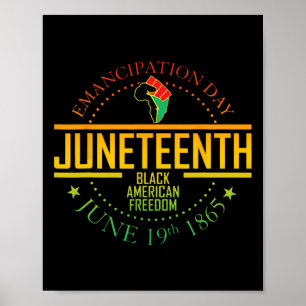 Póster La libertad de los afroamericanos en la historia n
