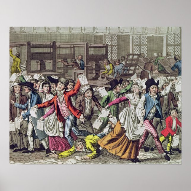 Póster La libertad de prensa, 1797 (Frente)