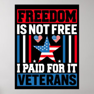 Póster La libertad no es gratis – Gracias, Veteranos, 202