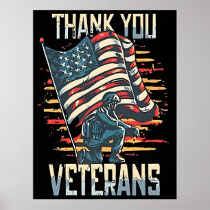 Póster La libertad no es libre—Gracias a un veterano 2025