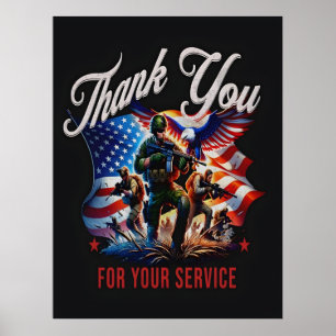 Póster La libertad no es libre—Gracias a un veterano 2025