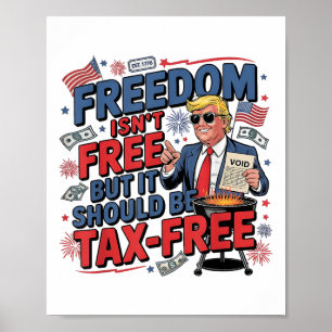 Póster La libertad no es libre, pero debería ser graciosa