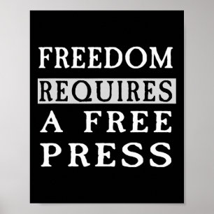 Póster La Libertad Requiere Una Prensa Libre Camiseta Ant