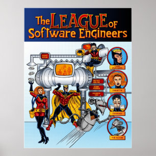 Póster La liga de las Software Engineers