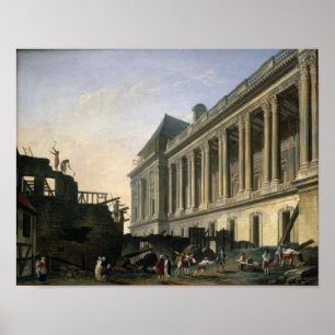 Póster La limpieza de la colonización del Louvre, 1764