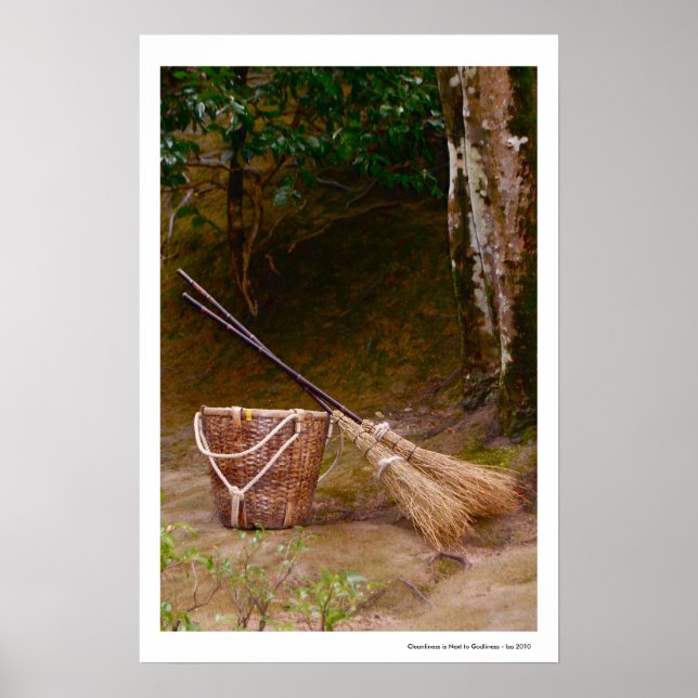 Póster La limpieza está al lado de la diosa (Frente)
