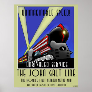 Póster La línea John Galt