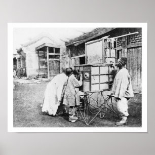 Póster La linterna mágica, c.1870 (foto b/w)