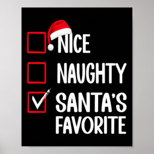 Póster La lista de Navidades favoritos de Naughty Santa