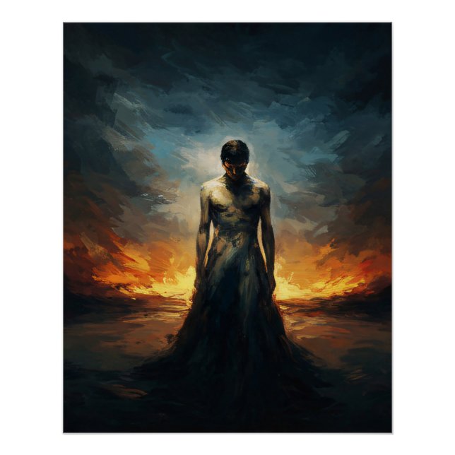 Póster La llama interior (Anverso)