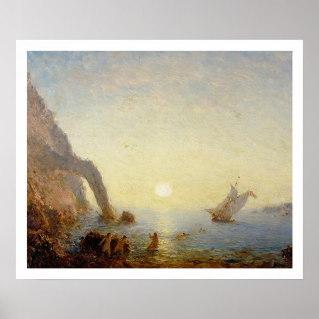 Póster La llamada de las sirenas (aceite sobre lienzo) (Frente)