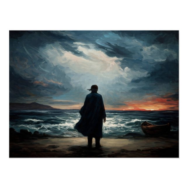 Póster La llamada del horizonte (Anverso)