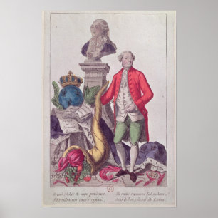 Póster La llamada Jacques Necker del 16 de julio de 1789