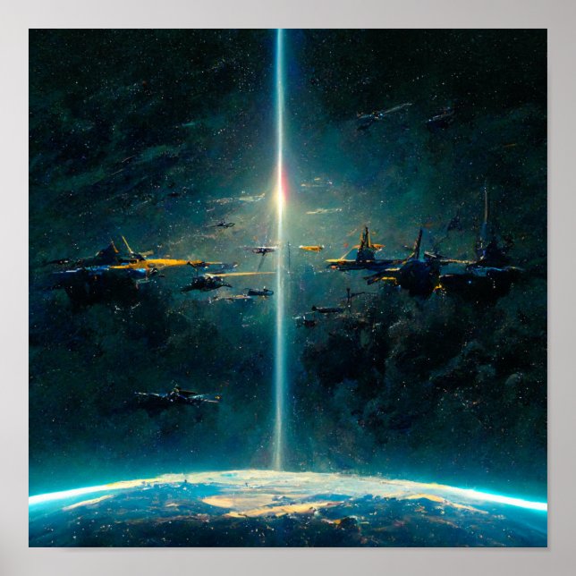 Póster La llegada (Frente)