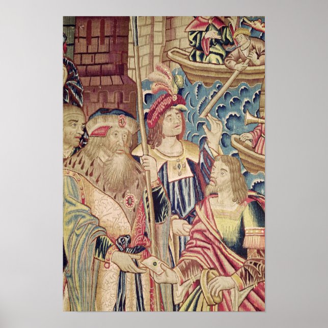 Póster La llegada de Vasco da Gama a Calicut (Frente)