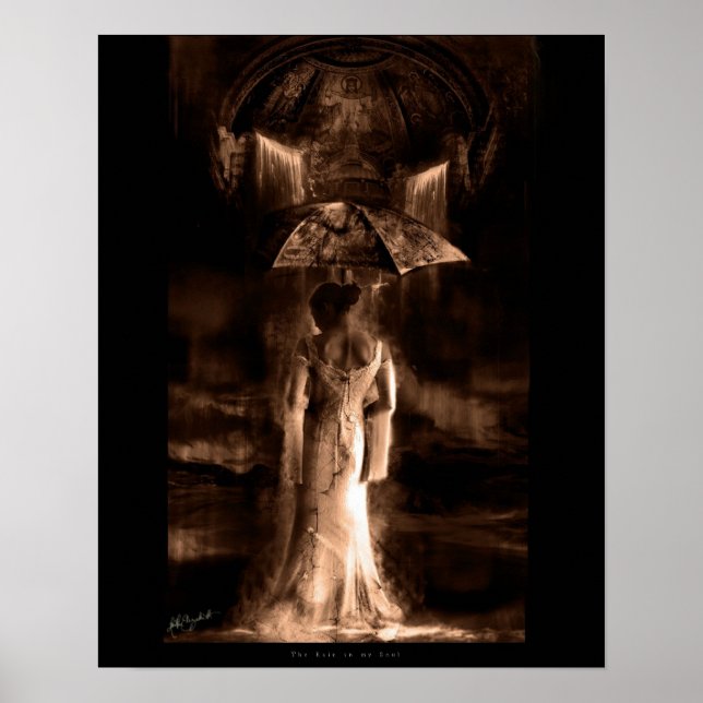 Póster La lluvia en mi alma (Frente)