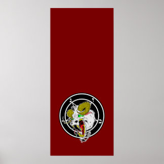 Póster La loca Sigilia de la pancarta de Baphomet