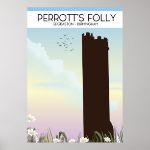 Póster La locura de Perrott, Edgbaston, Birmingham