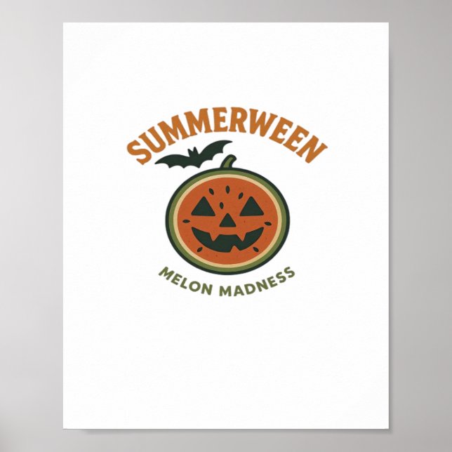 Póster La locura de Summerween - Spooky Watermelon Classi (Frente)
