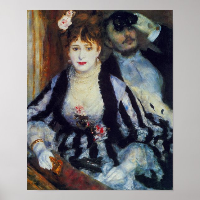 Póster La Loge de Auguste Renoir Bella Artes Print (Frente)
