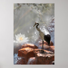 Póster La "longevidad" de la grúa japonesa