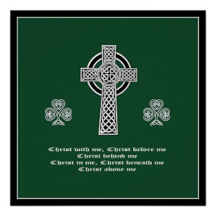 Póster La Lorica de la Oración de San Patricio (corta)