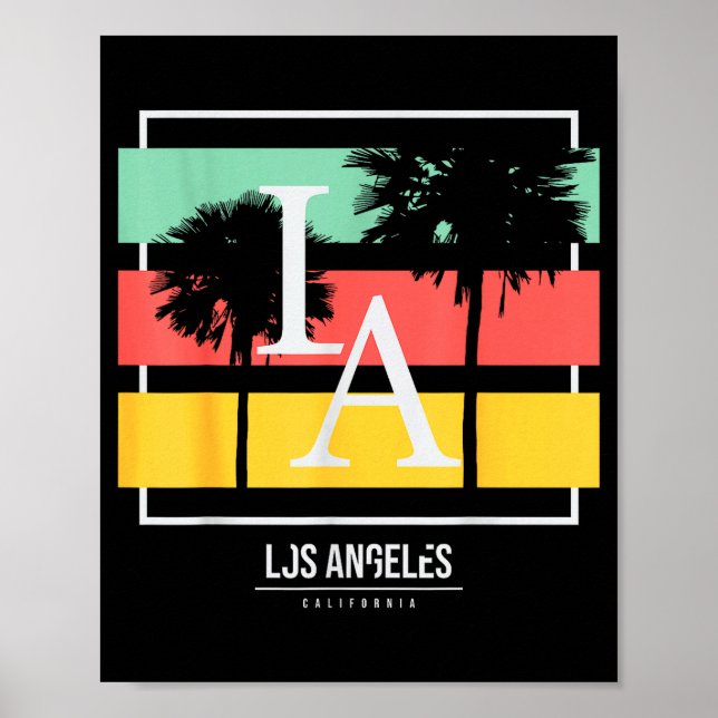 Póster La Los Angeles California  (Frente)