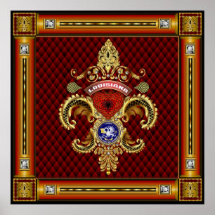 Póster La Louisiane Luisiana de Vive