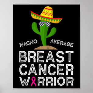 Póster La lucha contra el cáncer apoya la divertida lucha