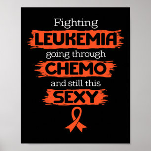 Póster La lucha contra la leucemia que atraviesa la quimi