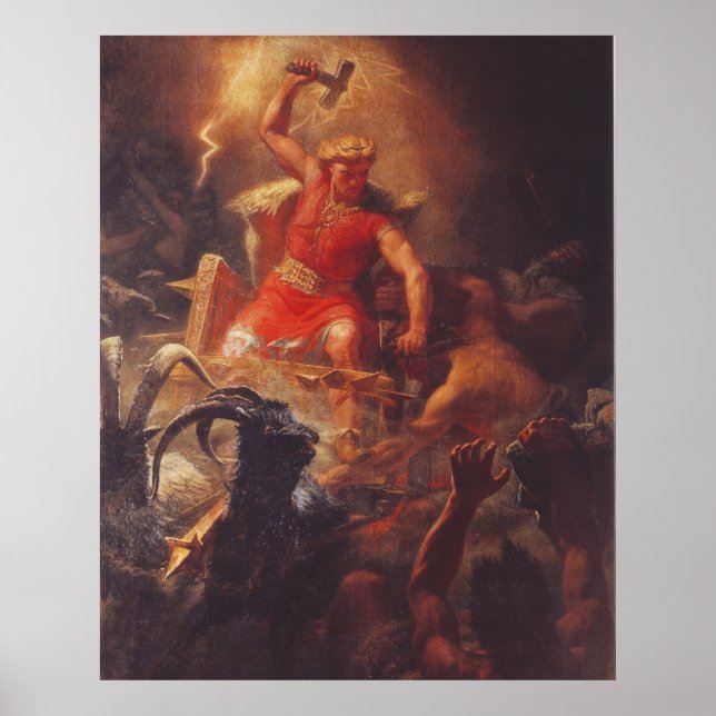 Póster La lucha de Dios (Frente)