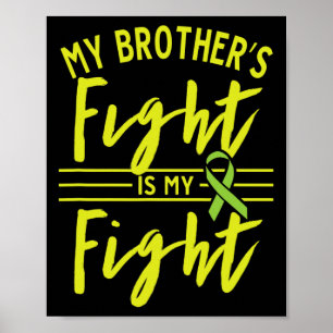 Póster La lucha de Hermano es contra mi enfermedad renal