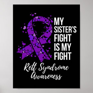 Póster La lucha de la hermana es conciencia sobre el sínd