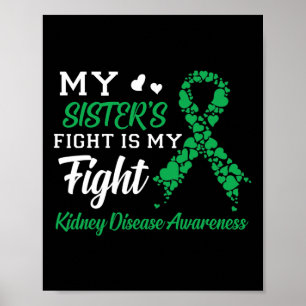 Póster La lucha de la hermana es mi lucha contra la enfer