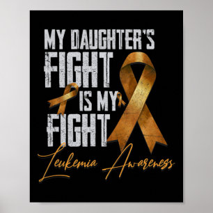 Póster La lucha de la hija es mi lucha contra la leucemia