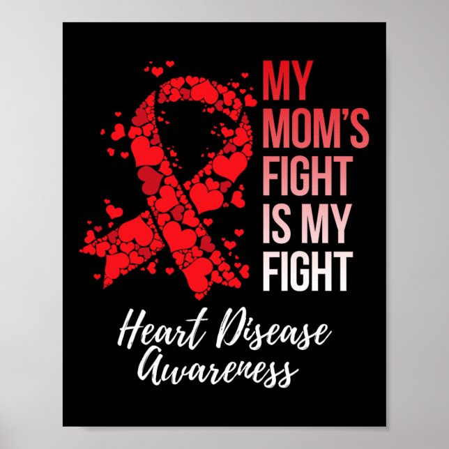 Póster La lucha de mamá es conciencia de mi enfermedad ca (Frente)