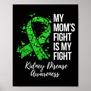 Póster La lucha de mamá es conciencia de mi enfermedad re