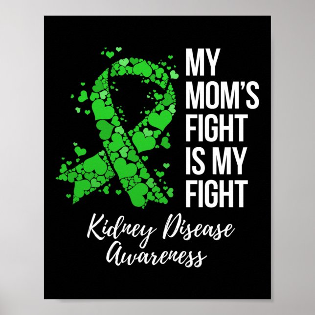 Póster La lucha de mamá es conciencia de mi enfermedad re (Frente)
