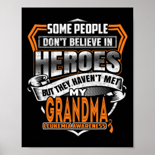 Póster La lucha de mi abuela es mi lucha contra la leucem