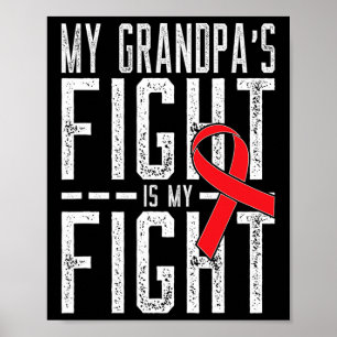Póster La lucha de mi abuelo es mi lucha contra el cáncer