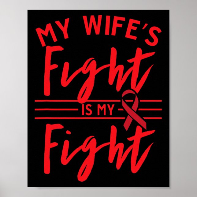 Póster La lucha de mi esposa es mi lucha Conciencia sobre (Frente)