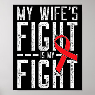 Póster La lucha de mi esposa es mi lucha contra el cáncer